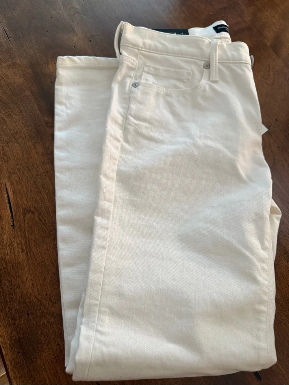 Banana Republic White Denim Petite Jeans with Tags
